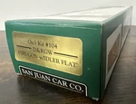 San Juan Car Co. ON3 Scale Kit #104 D&rgw Pipe Gondola W/idler Flat W/trucks Nib. Fixed Price $74.95.