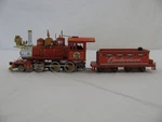 Hawthorn Bachmann Spectrum ON30 Budweiser Holiday Express 2-6-0 Steam Locomotive. Fixed Price $79.99.