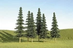 Bachmann Spruce Trees 5-6 (6) Model Railroad Scenery #32004. Fixed Price $18.95.