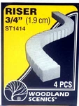 Woodland Scenics ST1414 Sub Terrain System 3/4" Inch Foam Risers. Fixed Price $11.89.