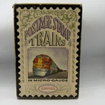 Aurora Postage Stamp Trains Micro Gauge Set 4711 Santa Fe Fast Freight - Partial. Fixed Price $39.99.