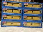 Atlas 40' Container Car Mediterranean Shipping Yellow Gauge Msc #4009. Fixed Price $320.00.