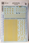 Microscale Decal #87-231 Central Railroad Of New Jersey Cnj -- Hood Unit. Fixed Price $7.50.