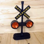 Hayes 15887 Railroad Train / Track Crossing Sign With Medium, As Shown. Fixed Price $38.32.