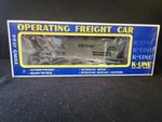 K-line K7110 Conrail Operating Car, O/027, Nib, New Old Stock, Electric Trains. Fixed Price $23.00.