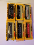 Bachmann Scale Freight Car Lot Of 6 See Photos For Description. Fixed Price $14.00.