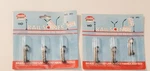 2 Model Power Ho Scale #493 Pack Brass Lighted Lamp Posts Handcrafted Nos. Fixed Price $12.95.