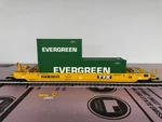 Usa Trains Intermodal Car R17103 Dttx #427058 With Two Containers & Box Used. Fixed Price $150.00.