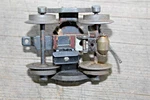 Lionel Postwar 1946 Flying Shoe Tender Truck Brown Board W/ Roller Pickup #2 B2. Fixed Price $18.00.