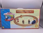Vintage 1995 Thomas Wooden Railway Instant System Set No. Learning Curve Rare. Fixed Price $44.95.