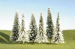 Bachmann Scenescapes 32102 Pine Trees With Snow 3-5" (9 Pack). Fixed Price $17.99.