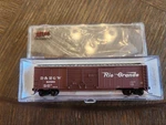 Atlas Rio Grande 50' Double Door Box Car Item #36147 Road #63790. Brand New. Fixed Price $14.19.