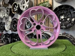 15" 4X100 Kokoro Monoc Heart Style Pink Wheels Fits For E30, Vw, Honda, Mazda. Fixed Price $994.30.