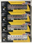 K-line By Lionel Ringling Bros Circus Streamliner 4 Car Passenger Set 6-21231!. Fixed Price $245.00.