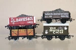 Hornby Bachmann Dapol Rake Of 4 Van Houten's Coco Davies Harts Hill Wagon Oe. Fixed Price $70.88.