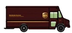 Walthers Scenemaster 949-12100 Ho Scale (1:87) Morgan Olson Star Van Ups. Fixed Price $22.99.