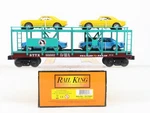 3-RAIL Mth King 30-76407 Gn Auto Carrier #501007 W/4 67' Camaros Cars. Fixed Price $79.95.