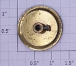 Gilbert 1931-35X Brass Plated Pulley Hub 5/16''-SCREW For Hudson Erector Loco. Fixed Price $9.00.