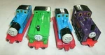 4 Ertl Thomas The Tank Train Engines, Britt Allcroft, Godred, Gwr. Fixed Price $18.00.