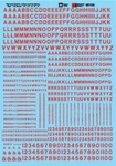 Microscale Decals Ho Gothic Letters & Numbers Red 90105. Fixed Price $7.49.