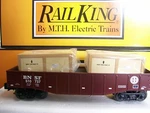 Brand New Bnsf Gondola Freight Car W/ 2 Removable Crates Mth Gauge Rd # 510737. Fixed Price $38.88.