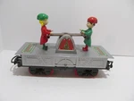 Merch Source North Pole Junction Christmas Train Candy Cane See Saw Hand Car. Fixed Price $9.99.