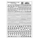 Woodland Scenics MG734 Extended Gothic R.r. Black Decals. Fixed Price $8.77.