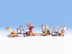 Noch 15832 Ho Beer Garden W/accessories Figures (set Of 6). Fixed Price $29.18.