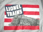 Lionel Trains Railroad (lg) T-shirt. Fixed Price $25.50.
