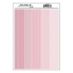 Woodland Scenics Dry Transfer Stripes .010, 1/64, .022, 1/32 & 3/64IN Wide MG762. Fixed Price $9.98.