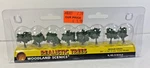 Woodland Scenics TR1501 Ho Assembled Trees 8 Medium Green 1-1/4" Scenery Nip. Fixed Price $11.87.