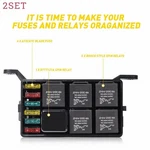 12PCS Box With 6 4 Pin Relays Atc/ Ato Blade Fit Auto Car Marine Boat. Fixed Price $28.30.