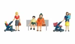 New Woodland Scenics A1832 Moms & Kids - Ho Scale. Fixed Price $19.99.
