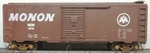 Athearn Custom Monon 40' Steel Single Door Boxcar Rtr Kd's # 189. Fixed Price $11.99.