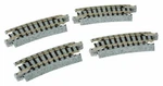 Kato N Curved Track R216MM, 15-DEGREE PKG(4) 20-171. Fixed Price $10.98.
