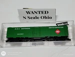 Scale Micro-trains 52020 Rea Express Riveted Steel Reefer #7215. Fixed Price $14.99.