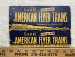 1930S 1940S Gilbert Toys American Flyer Trains Box Only 3/16 Model Railroad Vtg. Fixed Price $12.99.