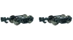 Bachmann Large Scale 1:29 Roller Bearing Trucks Metal Wheels 92430. Fixed Price $85.24.