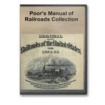 Poor's Manual Of Railroads 22 Volumes 1874-1903 Dvd C661. Fixed Price $19.95.