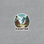 Scenic Mountain Landscape Waterfall Sticker Decal Nature Kashiyak #6344. Fixed Price $7.00.