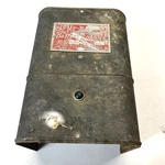 Vintage 6 Volt Battery Charger Cover Metal Patina Acme# R27107 Cool. Fixed Price $19.67.