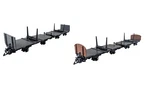 Turntable Wagon Set Brown Gray As Modular Gauge Model Kit For Garden Railway. Fixed Price $162.60.