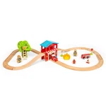Bigjigs Rail Wooden Fire Emergency Station Train Track Play Set. Fixed Price $88.14.