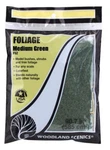 Woodland Scenics F52 Medium Green Foliage 72 Sq In Bag. Fixed Price $5.94.