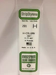 Evergreen Scale Models 14IN Styrene H-column .060IN .15CM PKG(4) 281. Fixed Price $5.98.