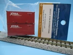 Jtc 20' Scale Standard Containers (2) - Xtra International. Fixed Price $28.95.