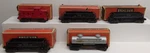 Lionel Gauge Assorted Vintage Freight Cars #3459,3469,3469,6017,6555 /box. Fixed Price $95.54.