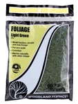 Woodland Scenics F51 Light Green Foliage 72 Sq In Bag. Fixed Price $5.94.