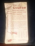 Kadee All Scales #231 "greas-em" Dry Graphite Lubricant 5 Grams Model Railroads. Fixed Price $5.84.