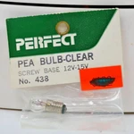 Vintage Perfect Parts Ho #438 Clear Pea Bulb 12 15V Screw Base Nip. Fixed Price $5.99.